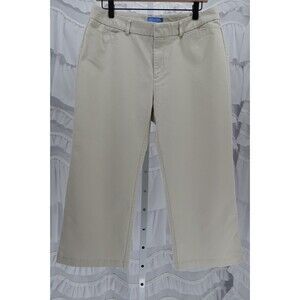 Dockers Women's Cotton Blend Nouveau Individual Fit Stretch Capri Pants Size 12